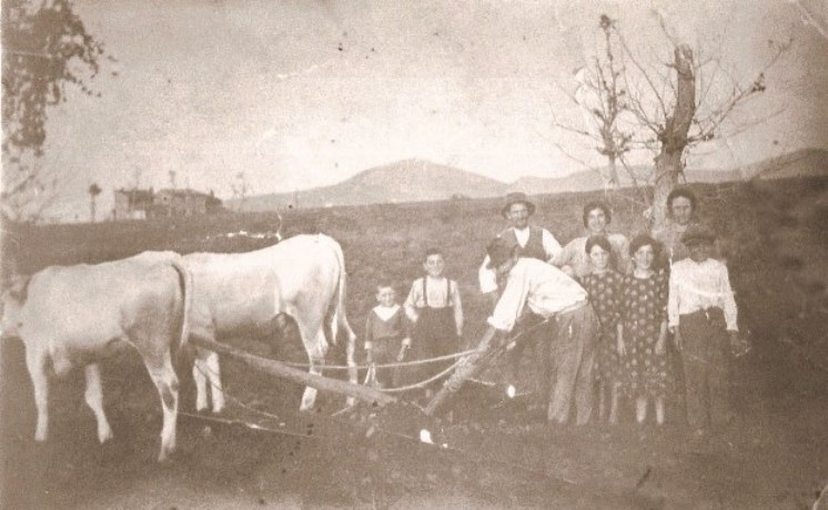 Famiglia contadina anni 20 del 900