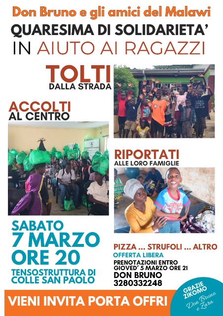 Don Bruno per il Malawi 